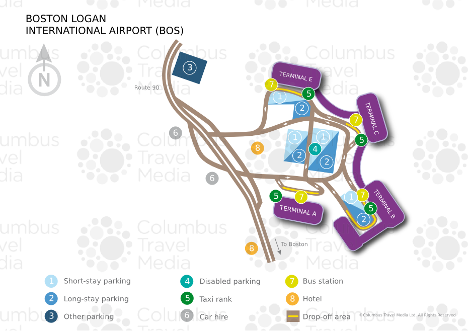 สนามบินบอสตัน โลแกน อินเตอร์เนชั่นแนล (BOS)